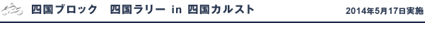 四国ラリーin四国カルスト